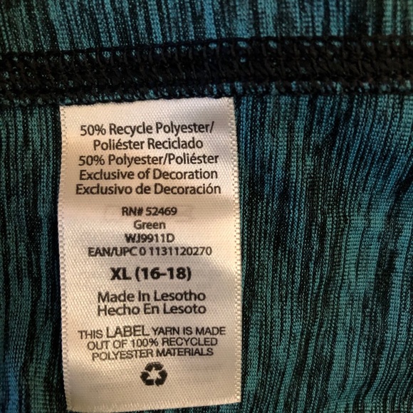 ATHLETIC WORKS Womens Top Size XL 16-18 Lightweight 1/4 Zip Front New - Picture 8 of 10